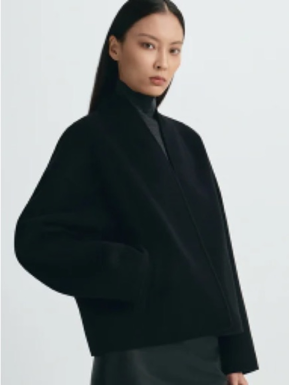 Rue Sophie Wool & Cashmere Shawl Collar Coat